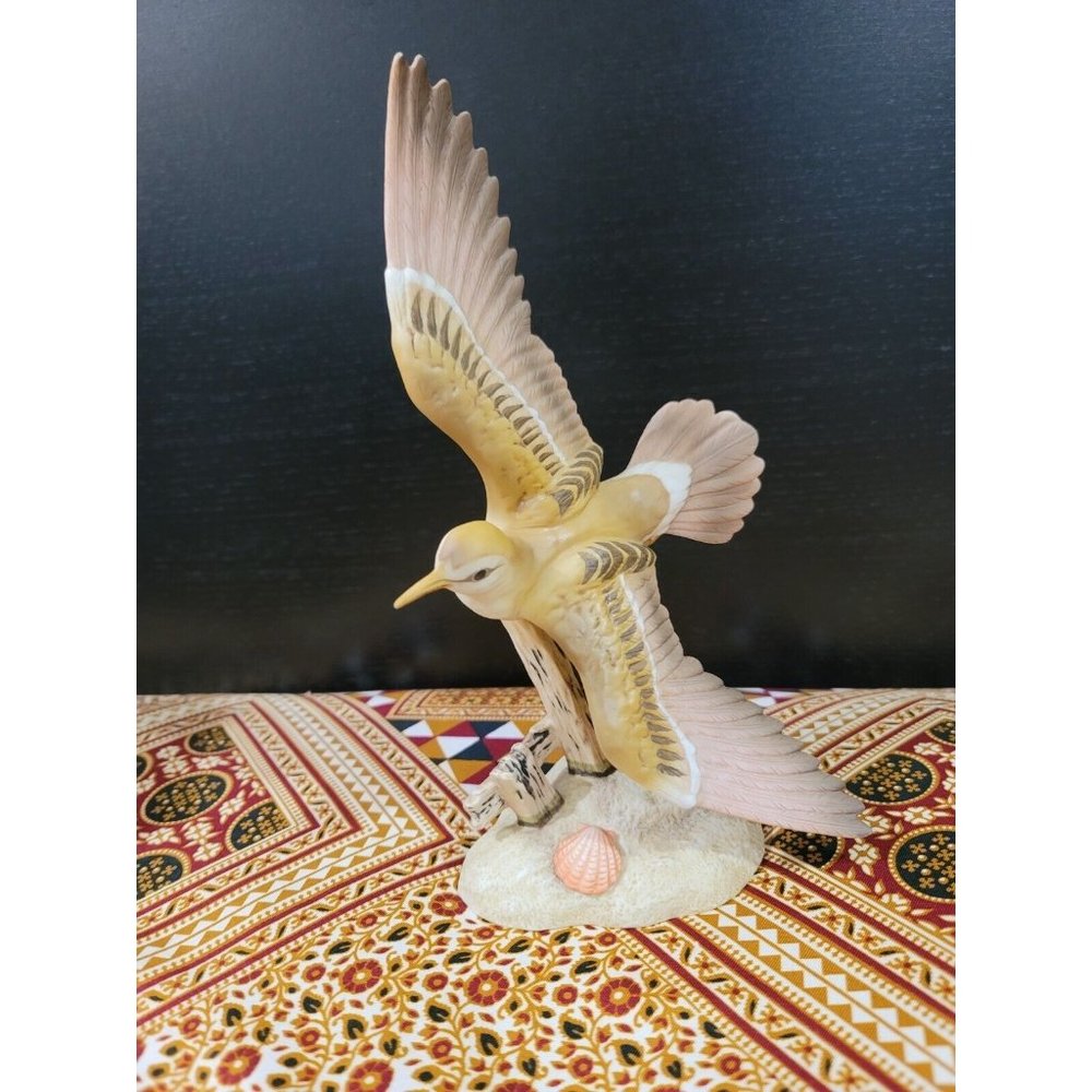 Vtg Homco Sandpiper Seagull Figurine Masterpiece Porcelain Hand Painted 1986